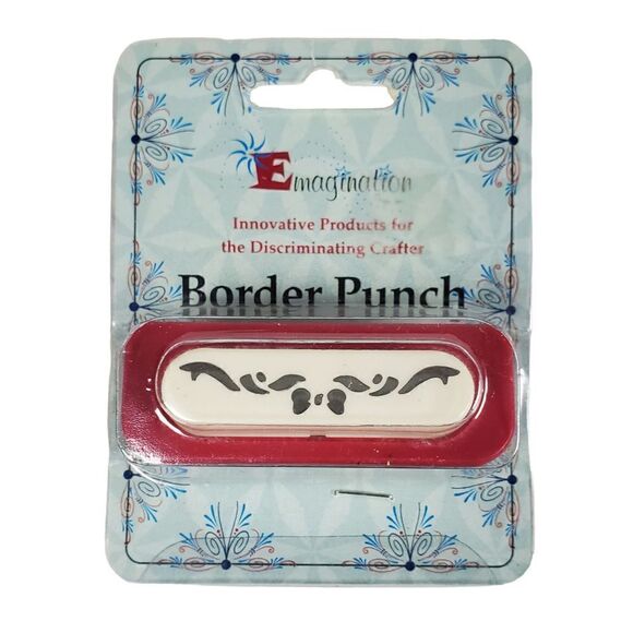 Decorative Border Punch Lot of 2 Marvy Uchida Emagination Ribbon Heart New Used - Picture 6 of 9